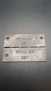 WW2 Allied POW Dog Tag - "Oflag II E 227" German Made