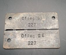 WW2 Allied POW Dog Tag - "Oflag II E 227" German Made