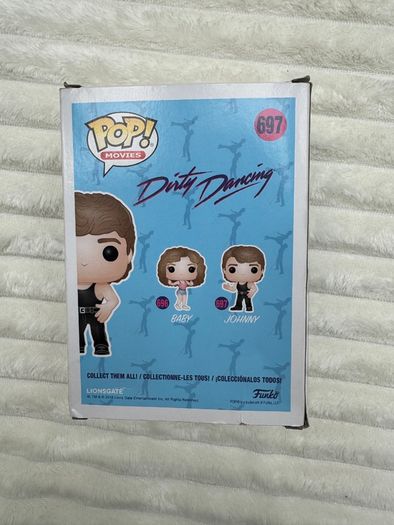 Funko Pop Movies Johnny From Dirty Dancing Collectible #697 new damaged box Please look at the pictures