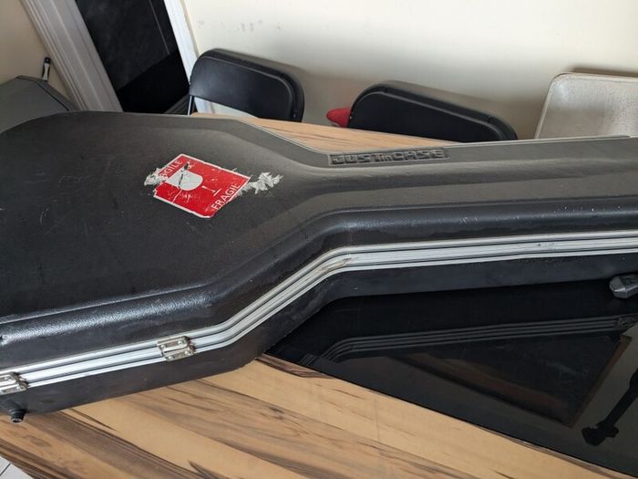 Squier by Fender electro acoustic and hard case