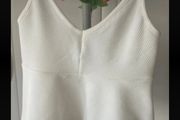 cami Bnwt asos petite range ivory peplum cami top size 12