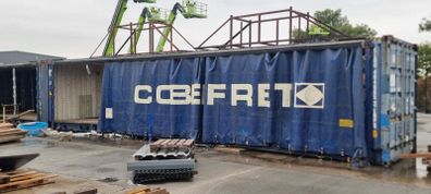 45ft Curtain Side Container