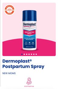 Postpartum spray
