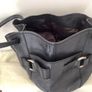 Stunning genuine Cole Haan designer Black pebbled leather handbag Image 2