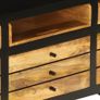 TV Cabinet Solid Mango Wood 120x30x50 cm Image 6