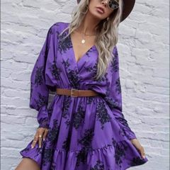 ZARA printed dress, XS, new
