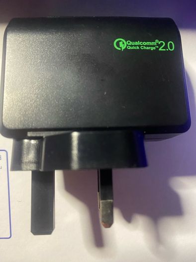 Qualcomm iPhone Samsung quick charger 2.0 USB Wall Charger Fast Charging Portable Travel Adapter brand new