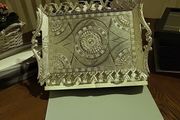 Tray silver coloured
