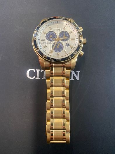 Citizen Eco-Drive solar power perpetual Calendar Chrongraph Watch