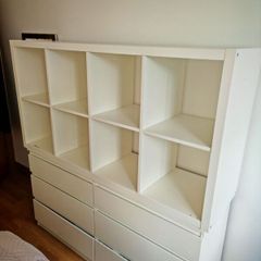Set of drawers and shelves