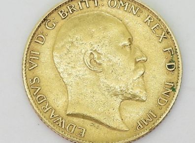 Half sovereign 1903 gold coin
