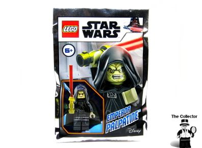 LEGO Star Wars Emperor Palpatine Minifigure Foil Pack Polybag Limited Edition Minifigure Brand New Sealed