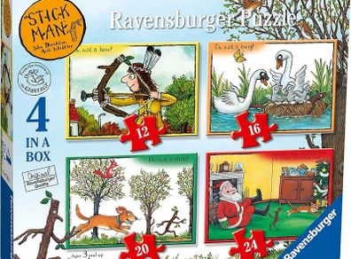 Ravensburger 4-in-a-box Jigsaw Puzzles - Stick Man