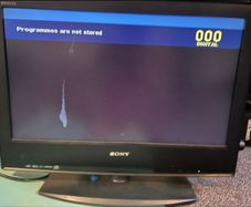 sony bravia mark on screen