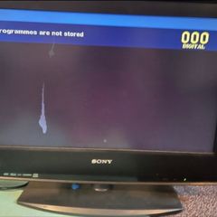 sony bravia mark on screen
