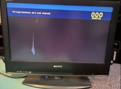 sony bravia mark on screen