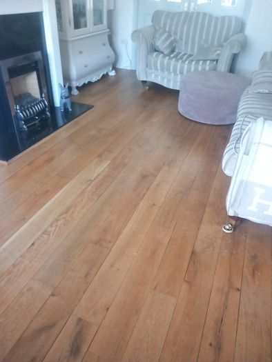solid wooden floors