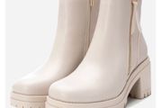 XTI Block Heel Ankle Boots