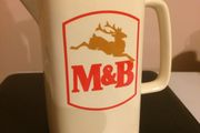 Vintage pub jug m and b rare free postage
