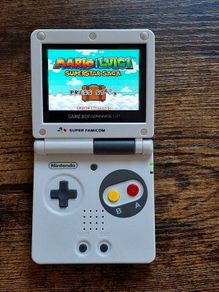 Game Boy Advance SP IPS USB C Super Famicom Edition