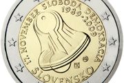 Slovakia 2 Euro Commemorative Coin 2009 - Freedom and Democracy. Uncirculated.