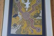 Framed Australian Aboriginal Art