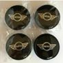 4x Mini Wheel Centre Caps Hub Alloy Badge Emblem Black 54mm Cooper One Clubman S Image 3