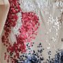 ZARA cream mesh sequinned long sleeve top Sz S (Fit 10-14UK) Image 2