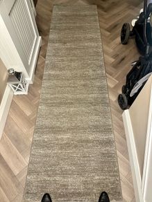 Grey Runner Rug