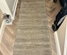 Grey Runner Rug