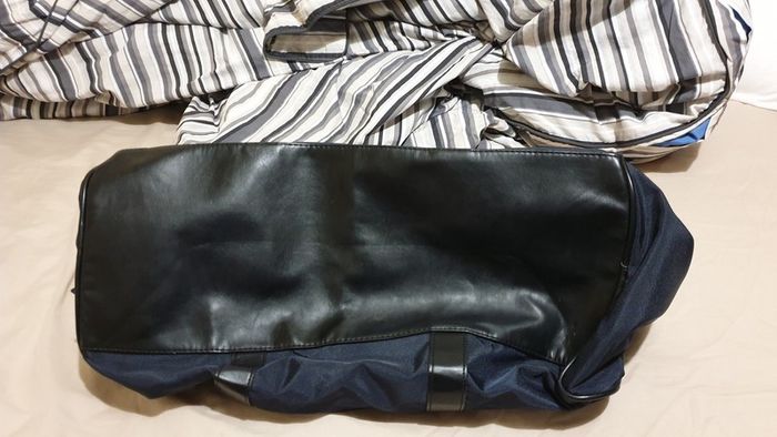 michael kors navy blue black gym training bag