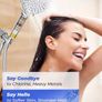 4 Pack Shower Head Filter Replacement Cartridges Compatible with Cobbe Handheld Shower Head, Hard Water Softener, Removes Chlorine and Heavy Metals for Improved Skin & Hair Image 4