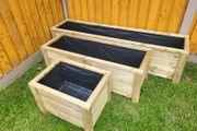 Small Medium Large Wooden Planters Flower Planter Raised Planter Vegetable Planter
