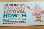Dublin Bay Prawn Festival advertising
