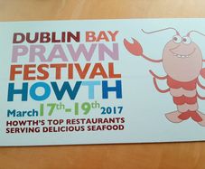 Dublin Bay Prawn Festival advertising