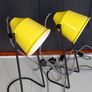 Carolyn Donnelly enamel table lamps. Image 2