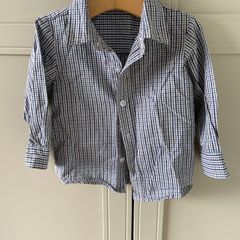 Navy white & blue shirt baby