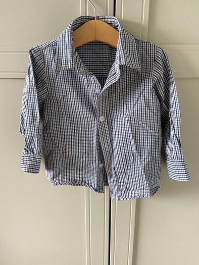 Navy white & blue shirt baby