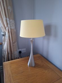 yellow/chrome lamp
