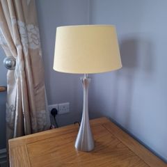 yellow/chrome lamp