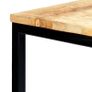 Dining Table 120x60x75 cm Solid Rough Mango Wood Image 3