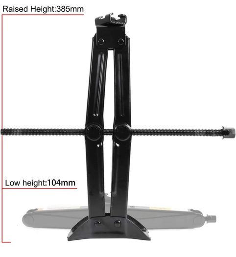 Scissor Jack is 2tons Labor-saving Design, Thickened Steel Plate. It Can Be Used With Electric Drill, Suitable for Cars and Sports Utility Vehicles (FREE POSTAGE)