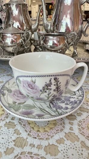 Four Cups and Saucers