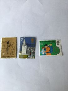 Three English stamps