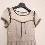 Darling Cream Black Polka Dot Tulle Ruffle Tiered Mini Dress & Bolero Size S Image 10