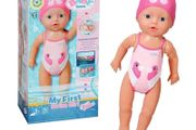 Zapf Baby born My First Swim 30 cm Bath Doll EUC