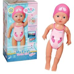 Zapf Baby born My First Swim 30 cm Bath Doll EUC