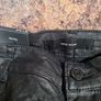 womens VERO MODA mid rise slim jeans pants trousers stretchy smooth black coated petite Size W 28 inch Image 8