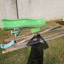 double swing set and slide Image 6