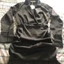 Size 8 black satin dress Image 2